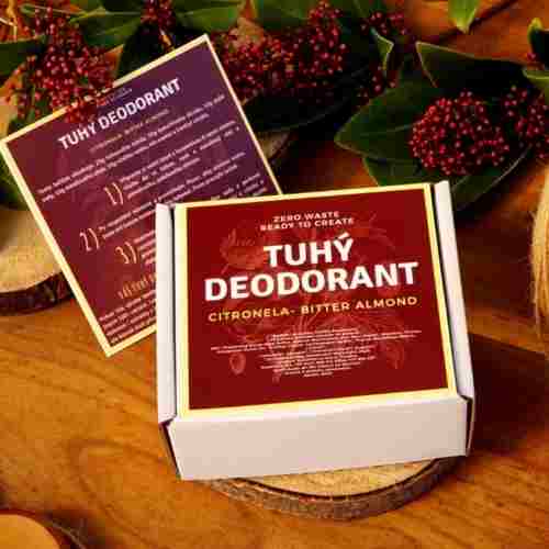 DIY set: Tuhý deodorant: Hořká mandle Citronela